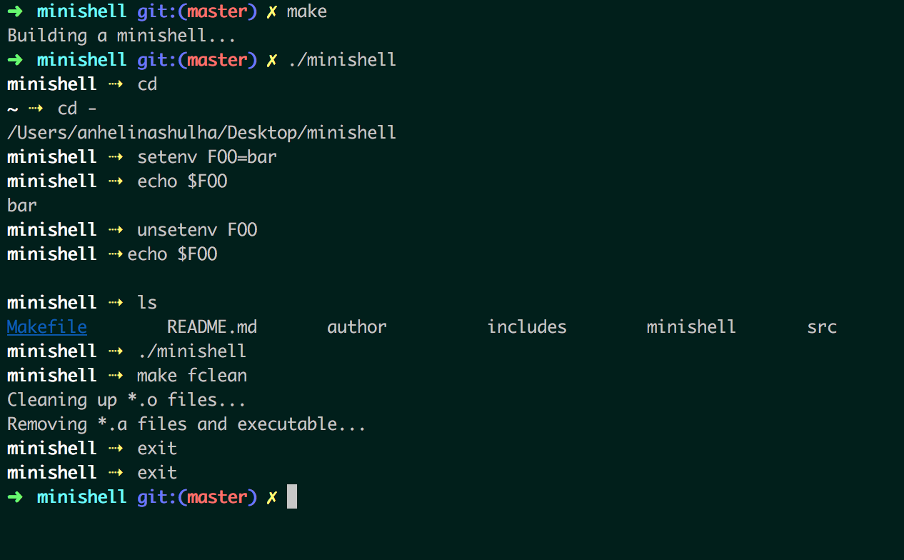 Handling pipes and redirections